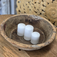 Indian Handcrafted Home Decor Parat Wooden Bowl 459