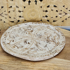 Indian Handcrafted Home Decor Wooden Serving Tray 460