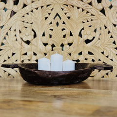 Indian Handcrafted Home Decor Parat Wooden Bowl 462