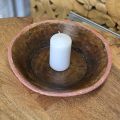 Indian Handcrafted Home Decor Parat Wooden Bowl 463