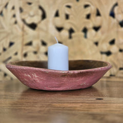 Indian Handcrafted Home Decor Parat Wooden Bowl 463