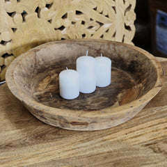 Indian Handcrafted Home Decor Parat Wooden Bowl 466