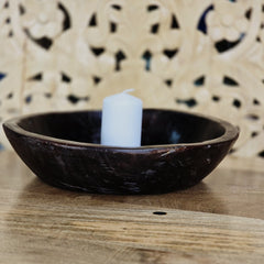 Indian Handcrafted Home Decor Parat Wooden Bowl 468