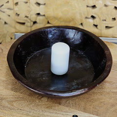 Indian Handcrafted Home Decor Parat Wooden Bowl 468
