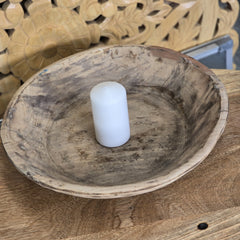 Indian Handcrafted Home Decor Parat Wooden Bowl 469