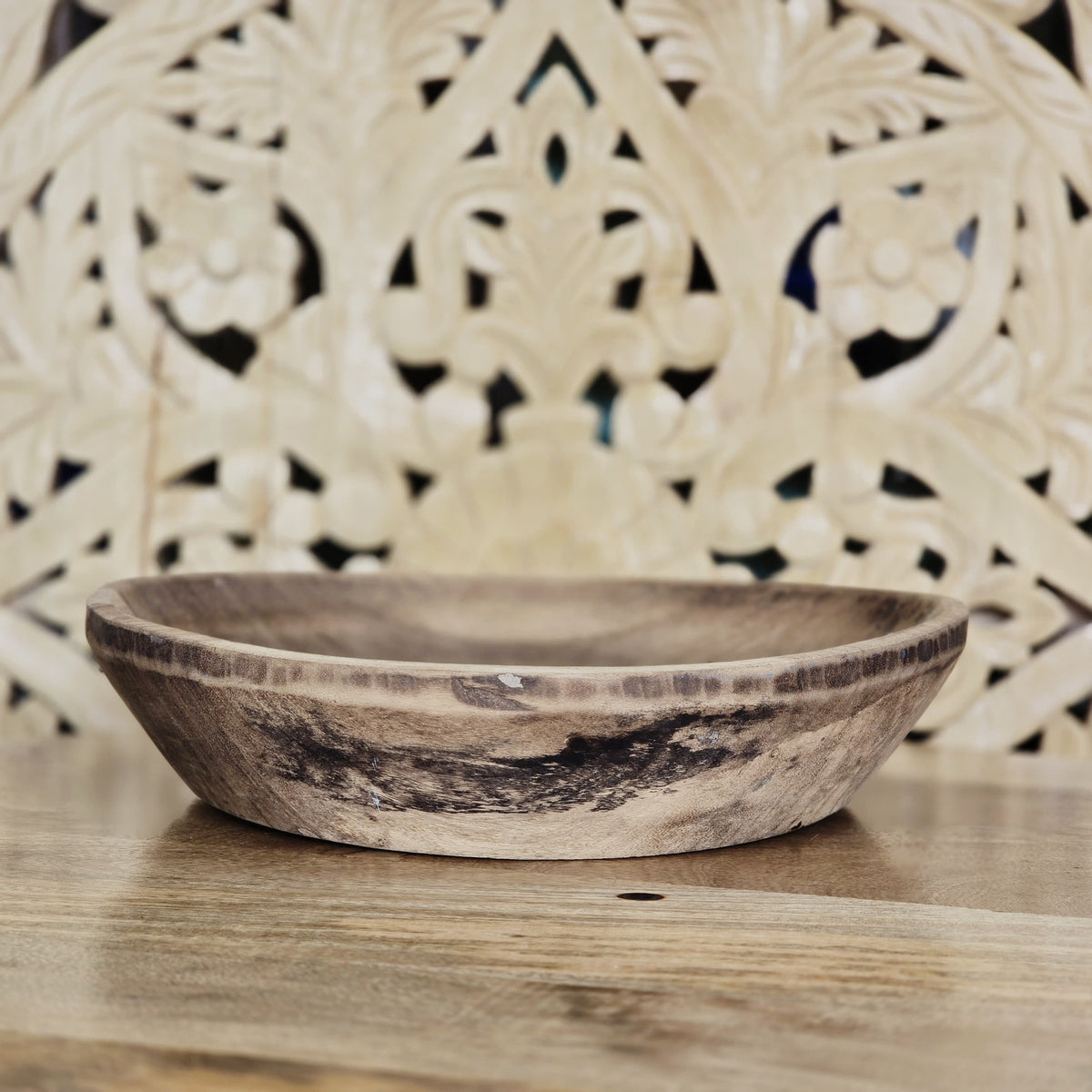 Indian Handcrafted Home Decor Parat Wooden Bowl 470