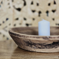 Indian Handcrafted Home Decor Parat Wooden Bowl 470