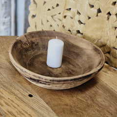 Indian Handcrafted Home Decor Parat Wooden Bowl 470