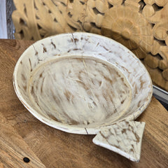 Indian Handcrafted Home Decor Parat Wooden Bowl 471