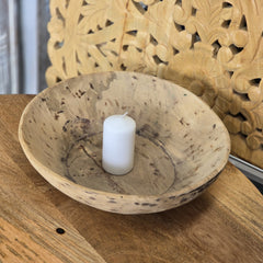 Indian Handcrafted Home Decor Parat Wooden Bowl 472