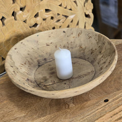 Indian Handcrafted Home Decor Parat Wooden Bowl 472