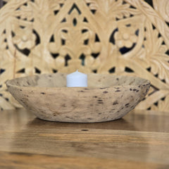 Indian Handcrafted Home Decor Parat Wooden Bowl 472