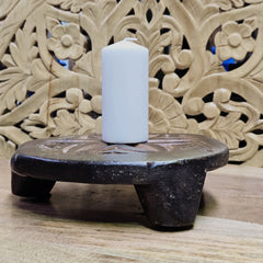 Indian Hand Carved Home Decor Wooden Chapati Board A29