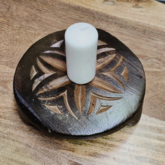 Indian Hand Carved Home Decor Wooden Chapati Board A29