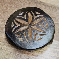 Indian Hand Carved Home Decor Wooden Chapati Board A29