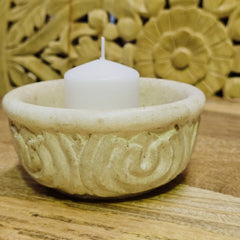 Indian Hand Carved Home Decor Stone Bowl A31