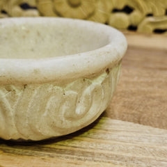 Indian Hand Carved Home Decor Stone Bowl A31