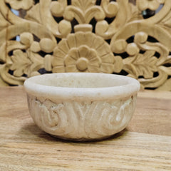 Indian Hand Carved Home Decor Stone Bowl A31