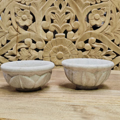 Indian Hand Carved Home Decor Stone Bowl A34