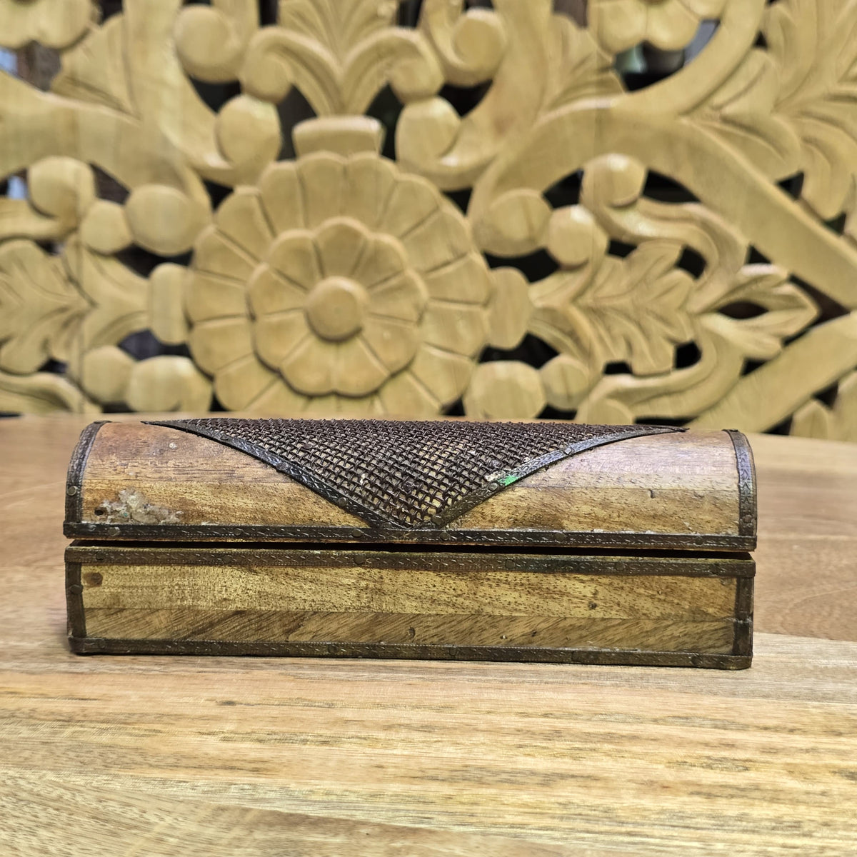 Indian Handcrafted Wooden Home Decor Jewellery Box A35