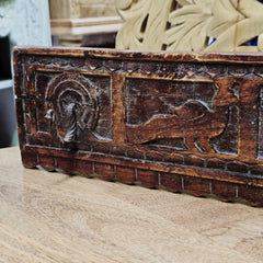 Indian Handmade Carved Solid Wood Wall Hanger A36