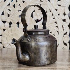 Indian Handcrafted Home Decor Metal Tea kettle A45