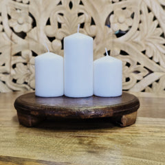 Indian Hand Carved Home Decor Wooden Chapati Board A13
