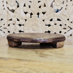 Indian Hand Carved Home Decor Wooden Chapati Board A13