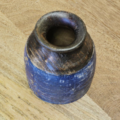 Indian Wooden Solid Wooden Storage Oil Pot A16