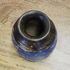 Indian Wooden Solid Wooden Storage Oil Pot A16