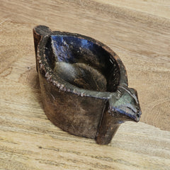 Indian Wooden Hand Carved Candle Holder Stand A20