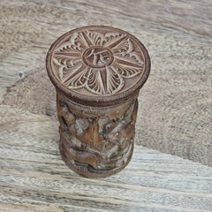 Indian Handcrafted Wooden Home Decor Showpiece A22