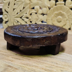 Indian Hand Carved Home Decor Wooden Chapati Board A27