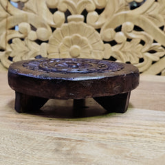 Indian Hand Carved Home Decor Wooden Chapati Board A27