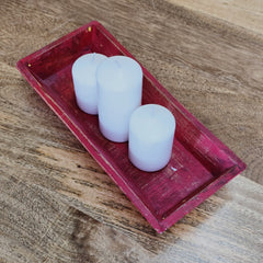 Indian Handcrafted Wooden Home Decor Serving Tray A48