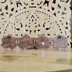 Indian Handmade Carved Solid Wood Wall Hanger A04