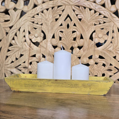 Indian Handcrafted Wooden Home Decor Serving Tray A49