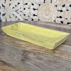 Indian Handcrafted Wooden Home Decor Serving Tray A49