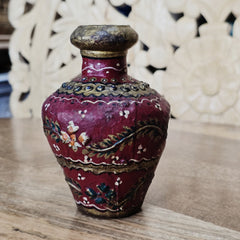 Indian Handcrafted Home Decor Wooden Pot A46