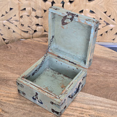Indian Handcrafted Wooden Home Decor Jewellery Storage Box A62
