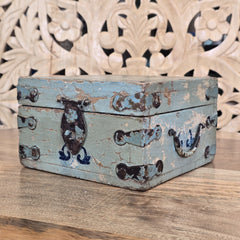 Indian Handcrafted Wooden Home Decor Jewellery Storage Box A62