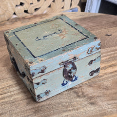 Indian Handcrafted Wooden Home Decor Jewellery Storage Box A62