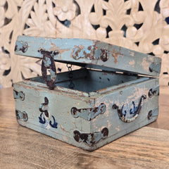 Indian Handcrafted Wooden Home Decor Jewellery Storage Box A62