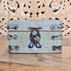Indian Handcrafted Wooden Home Decor Jewellery Storage Box A62