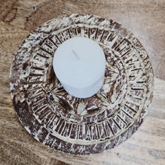 Indian Hand Carved Home Decor Wooden Plates A69