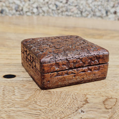 Indian Handcrafted Wooden Home Decor Jewellery Storage Box A93