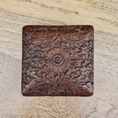 Indian Handcrafted Wooden Home Decor Jewellery Storage Box A93