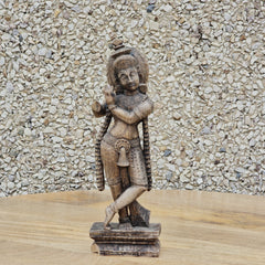 Indian Handcrafted Home Decor Wooden Showpiece A95