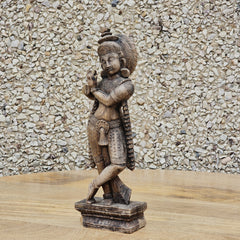 Indian Handcrafted Home Decor Wooden Showpiece A95