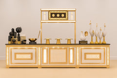 Commercial Handcrafted Metal and Wood Catering Table 02 - Enquire now for Pricing